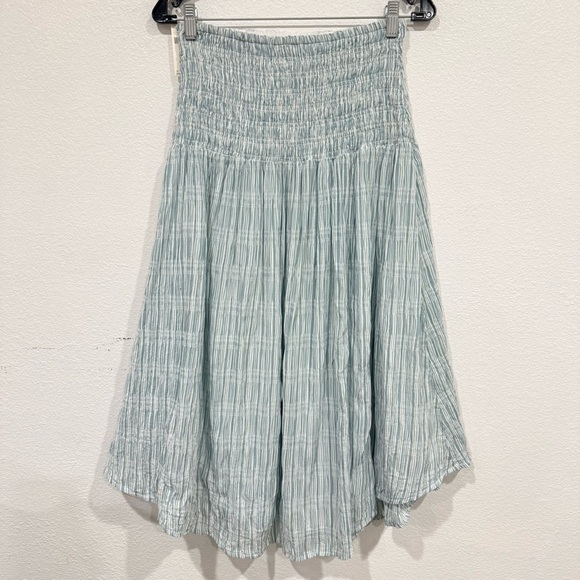 NWT Anthropologie Maeve Karyn Smocked Midi Skirt Women’s Size Medium - Picture 5 of 9